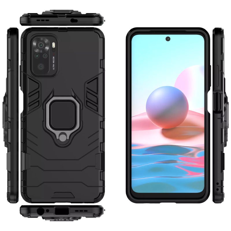 Накладка Armor 2.0 для Xiaomi Redmi Note 10/Note 10s/ Poco M5s чорна-0