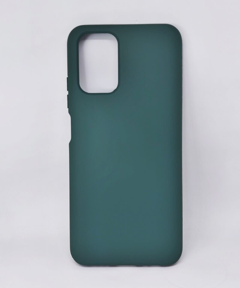 Накладка Soft Silicone Case для Xiaomi Redmi Note 10 / Note 10s темно-зелений-0