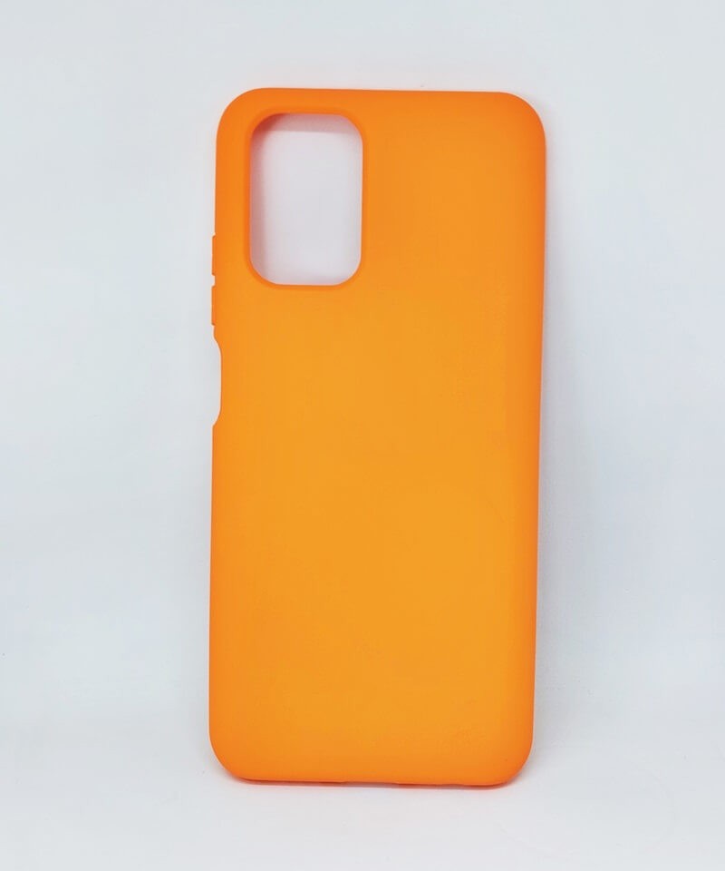 Накладка Soft Silicone Case для Xiaomi Redmi Note 10 / Note 10s помаранчевий-0