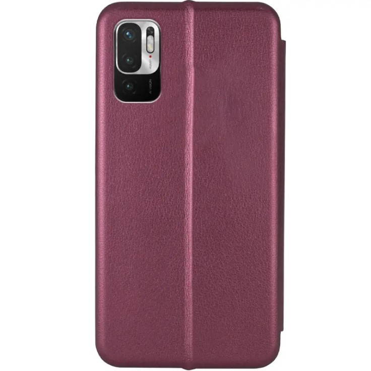 Книжка Premium для Xiaomi Redmi Note 10 5G / Poco M3 Pro / Note 10T 5G / Note 11SE бордова-1