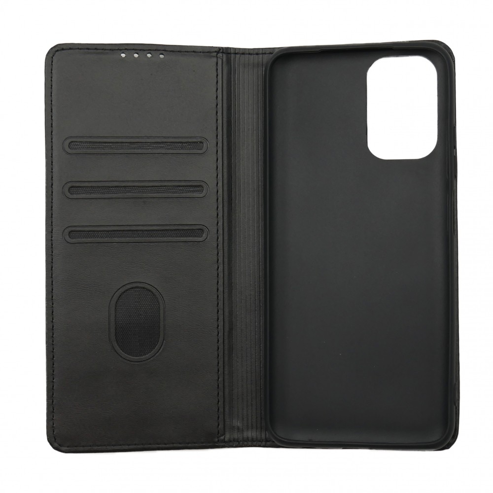Книжка Black TPU Magnet для Xiaomi Redmi Note 11 Pro Plus 5G / Note 11 Pro / Xiaomi 11i / Poco X4 NFC чорна-2