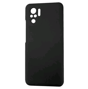 Накладка Fibra для Xiaomi Redmi Note 10/10S/Poco M5s   (Black)-0