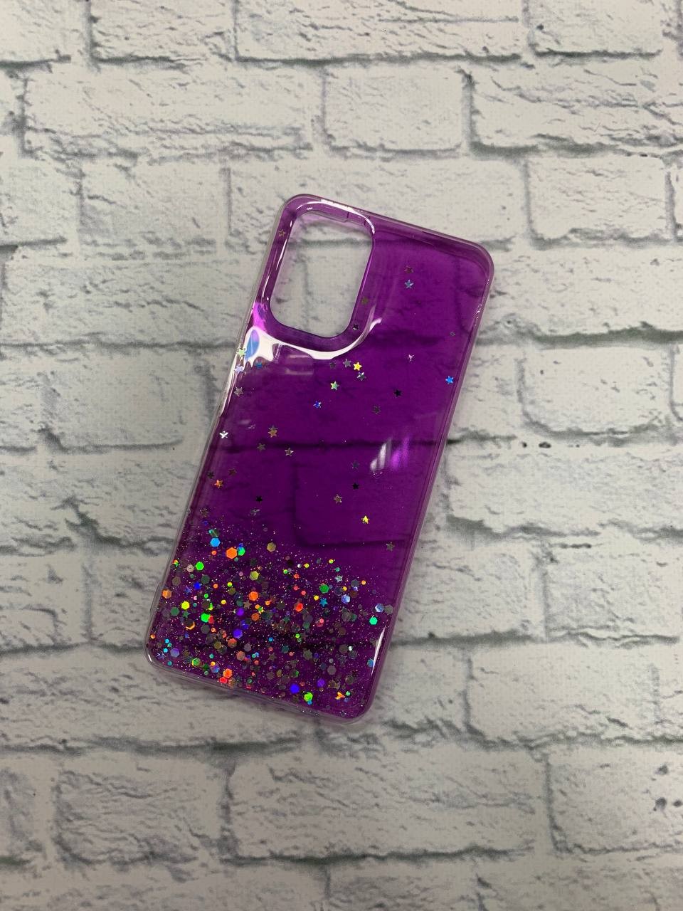Накладка Star Glitter для Xiaomi Note 10 4G/Note 10s/Poco M5s темно-рожева-0