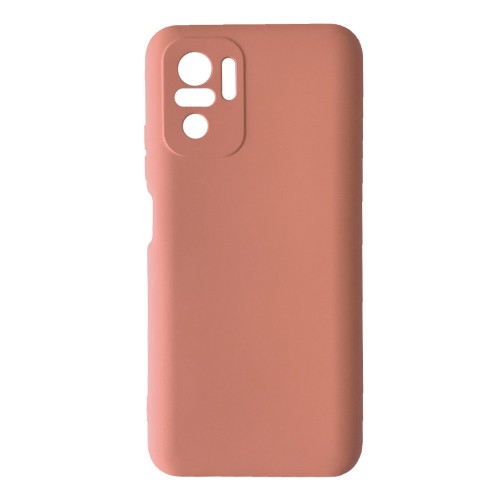 Silicone Cover Full Camera without Logo (A) для Xiaomi Redmi Note 10/Note 10s (Peach)-0