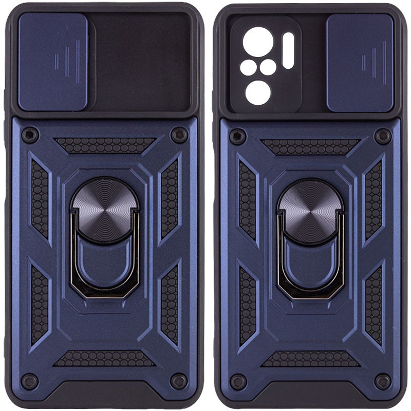 Накладка Camshield Serge Ring для Xiaomi Note 10/Note 10s/Poco M5s Синя-0