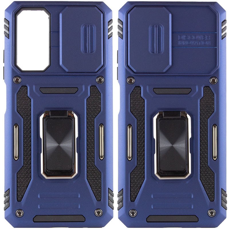Чохол Camshield Army Ring для Xiaomi Note 11 / Note 11s Синій-0