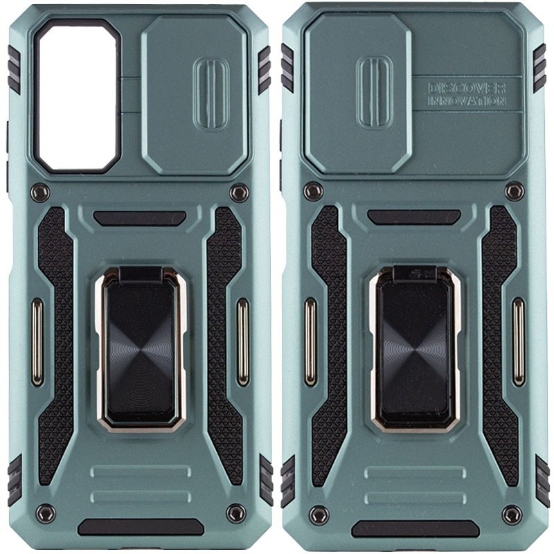 Чохол Camshield Army Ring для Xiaomi Note 11 / Note 11s Зелений-0