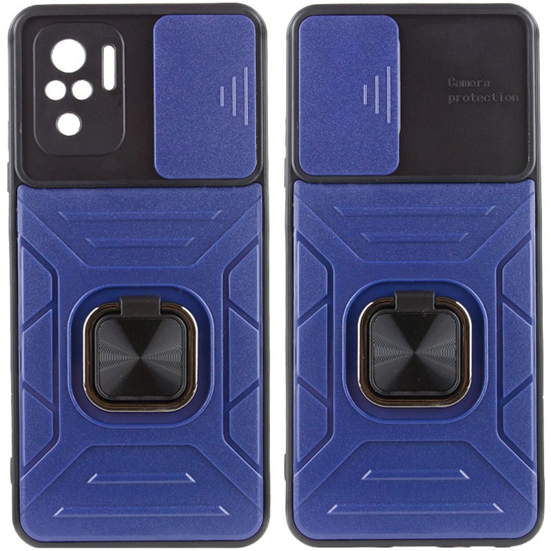 Накладка  Camshield Flash Ring for Magnet для Xiaomi Note 10/Note 10s/Poco M5s Синій-0