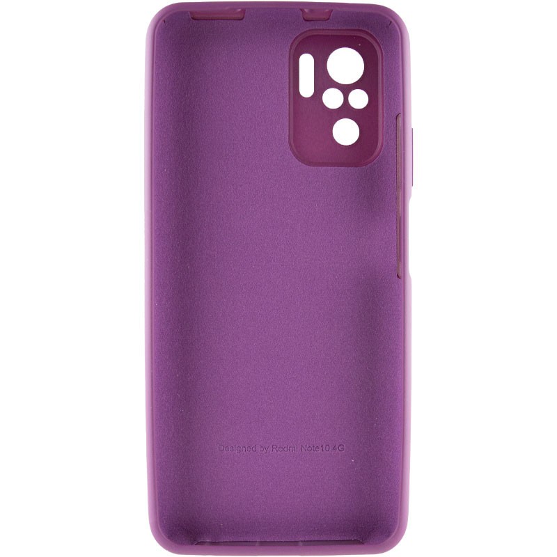 Silicone Cover Full Camera (AA) для Xiaomi Note 10/Note 10s/Poco M5s (Grape)-1