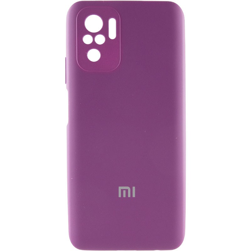 Silicone Cover Full Camera (AA) для Xiaomi Note 10/Note 10s/Poco M5s (Grape)-0