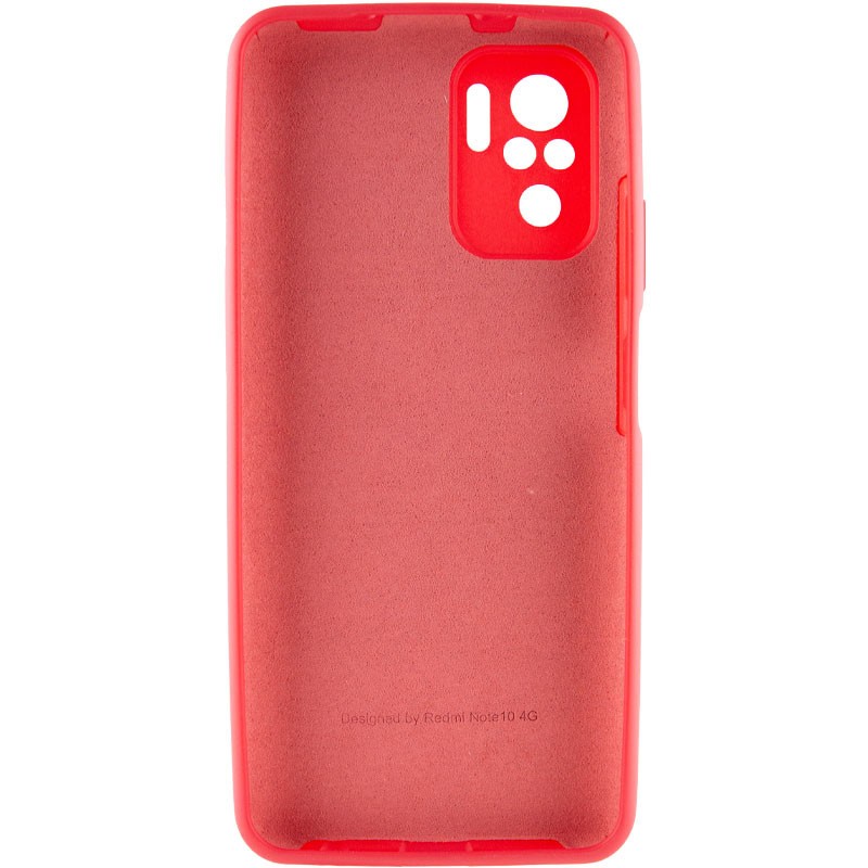 Silicone Cover Full Camera (AA) для Xiaomi Note 10/Note 10s/Poco M5s (Rose red)-1