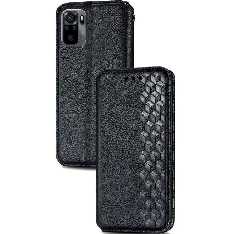 Книжка GETMAN Cubic для Xiaomi Redmi Note 10 4G / Note 10s / Poco M5s  Чорна-1