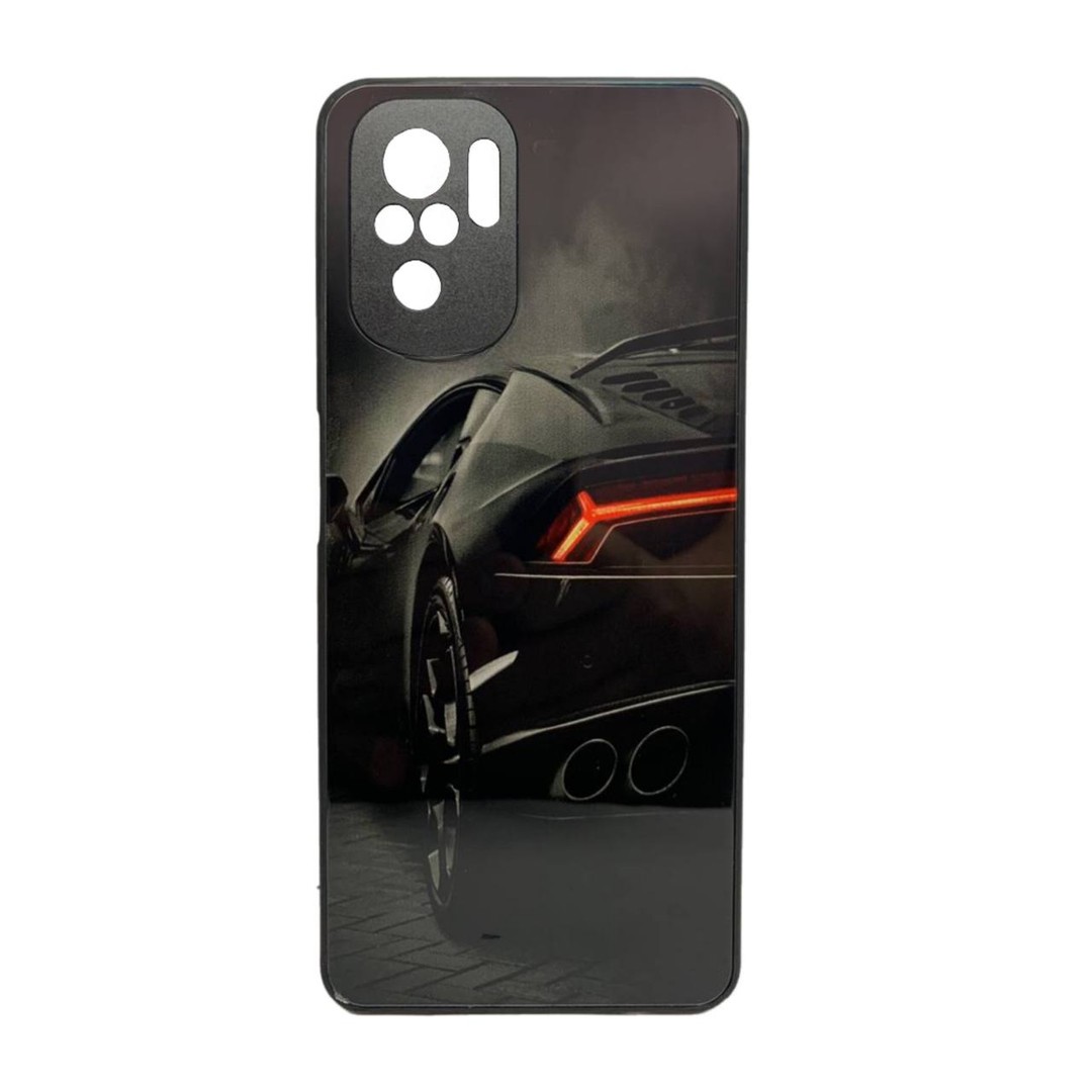 Накладка Marble Clouds для Xiaomi Note 10 4G/Note 10s/Poco M5s (Авто, скло)-0