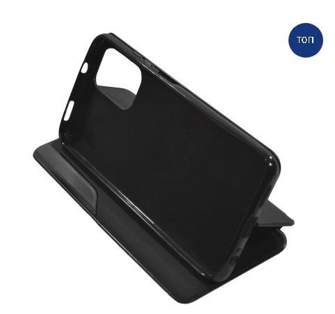 Книжка Business Fabric для Xiaomi Redmi Note 10 4G/Note 10S/Poco M5s Black-1