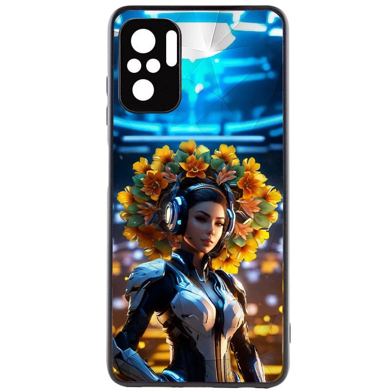 Накладка Ladies для Xiaomi Redmi Note 10/ Note 10s (Cyberpunk)-0