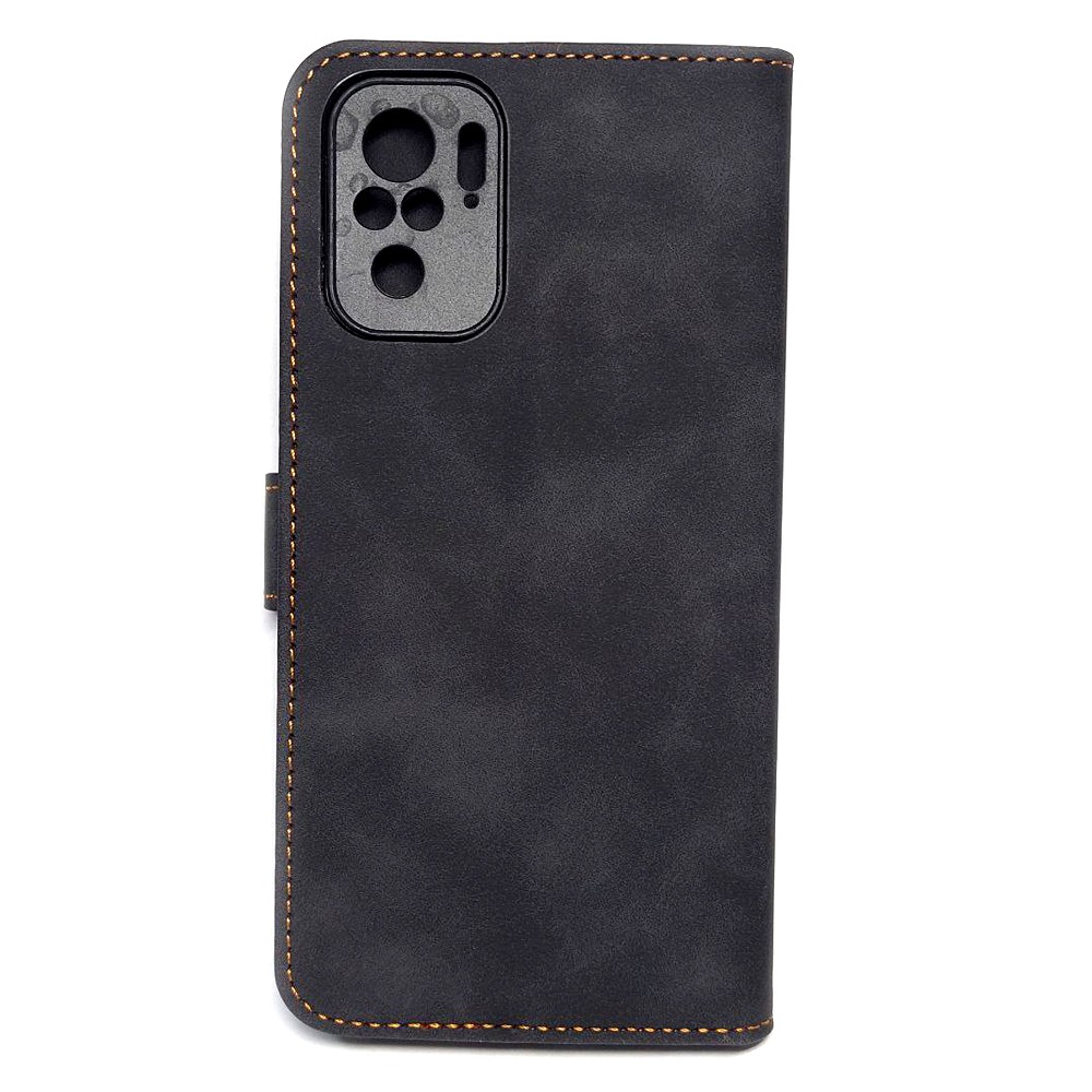 Книжка Cover Stylish Slot Matte для Xiaomi Redmi Note 10 4G/Note 10s (Чорна)-1