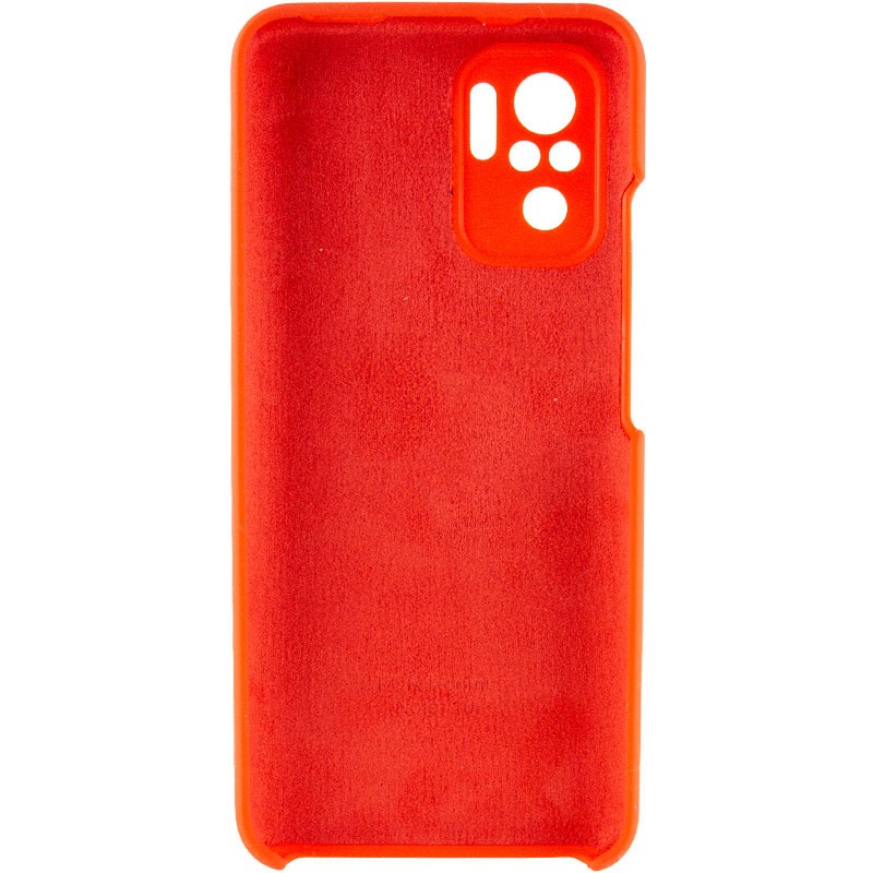 Silicone Cover Full Camera (AAA) для Xiaomi Redmi Note 10 / Note 10s/ Poco M5s Red-1