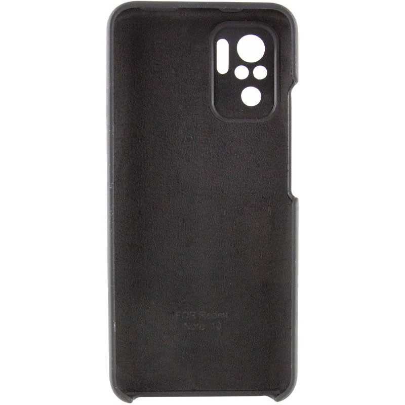 Silicone Cover Full Camera (AAA) для Xiaomi Redmi Note 10 / Note 10s/ Poco M5s Black-1
