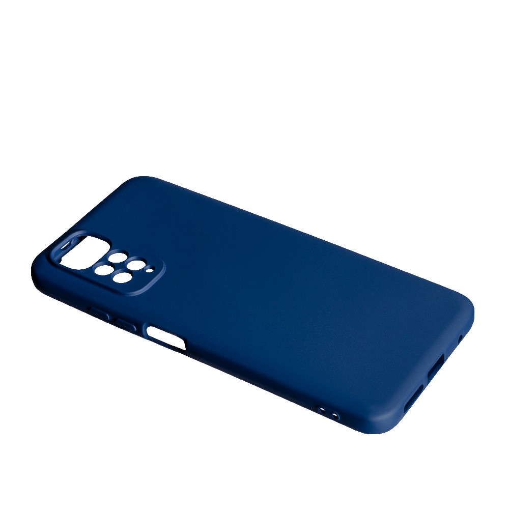 Накладка Silicone case SMTT для Xiaomi Note 11 4G/Note 11s (Dark blue)-1