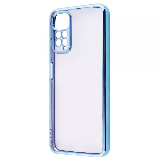 Накладка Metal color для Xiaomi Redmi Note 11/Note 11S (aquamarine)-0