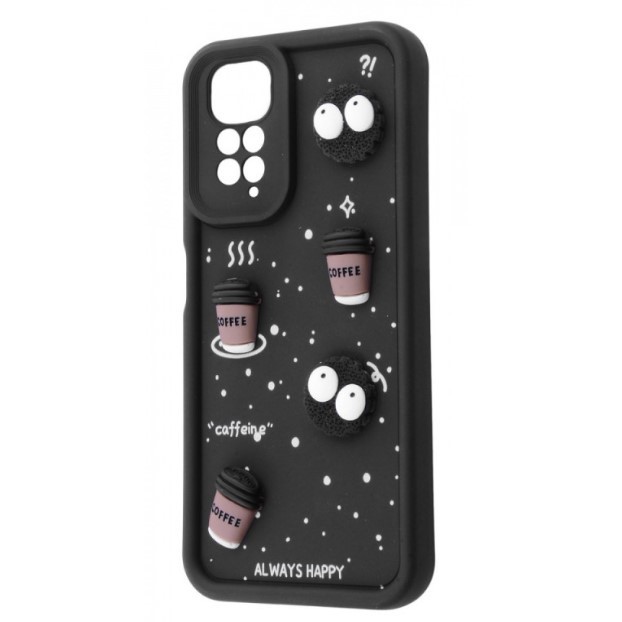 Чохол Pretty Toys для Xiaomi Redmi Note 11 Pro/Redmi Note 12 Pro 4G (Black/Always Happy)-0