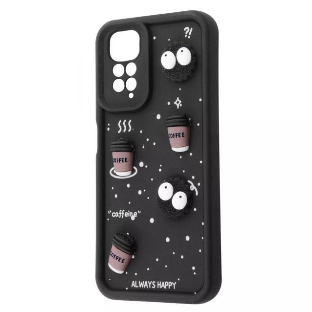 Чохол Pretty Toys для Xiaomi Redmi Note 11 4G / Redmi Note 11S  (Black/Always Happy)-0