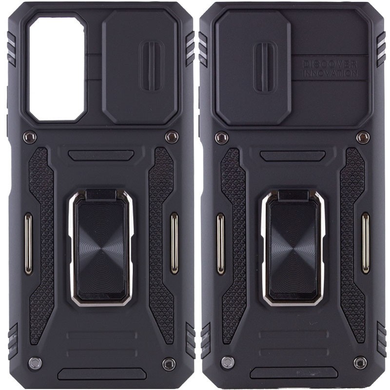 Чохол Camshield Army Ring для Xiaomi Note 11 / Note 11s / Note 12s чорний-0
