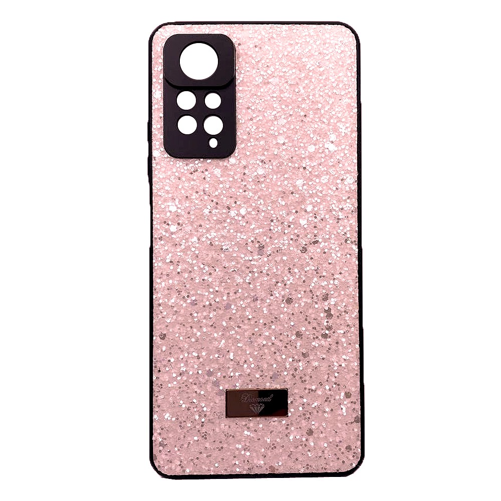 Накладка Bling Grainy Diamond Separate Camera для Xiaomi Redmi Note 11 Pro/Note 12 Pro 4G (Рожева)-0