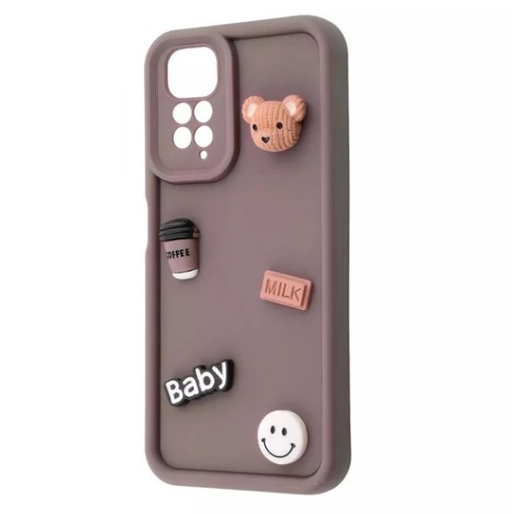 Чохол Pretty Toys для Xiaomi Redmi Note 11  / Redmi Note 11S  (Brown/bear)-0