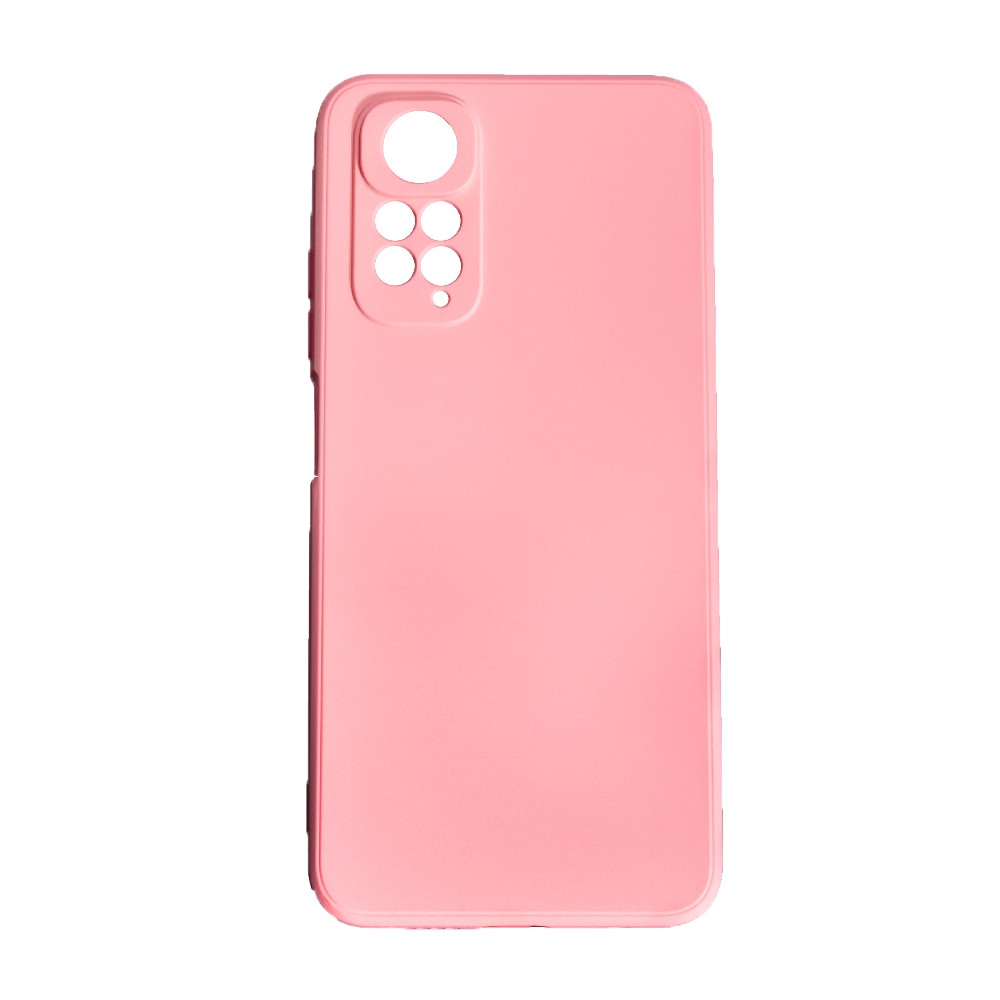Накладка Silicone case SMTT для Xiaomi Note 11 4G/Note 11s (Pink)-0