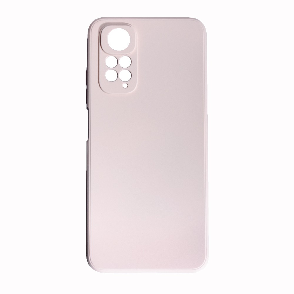 Накладка Silicone case SMTT для Xiaomi Note 11 4G/Note 11s (Pink sand)-0