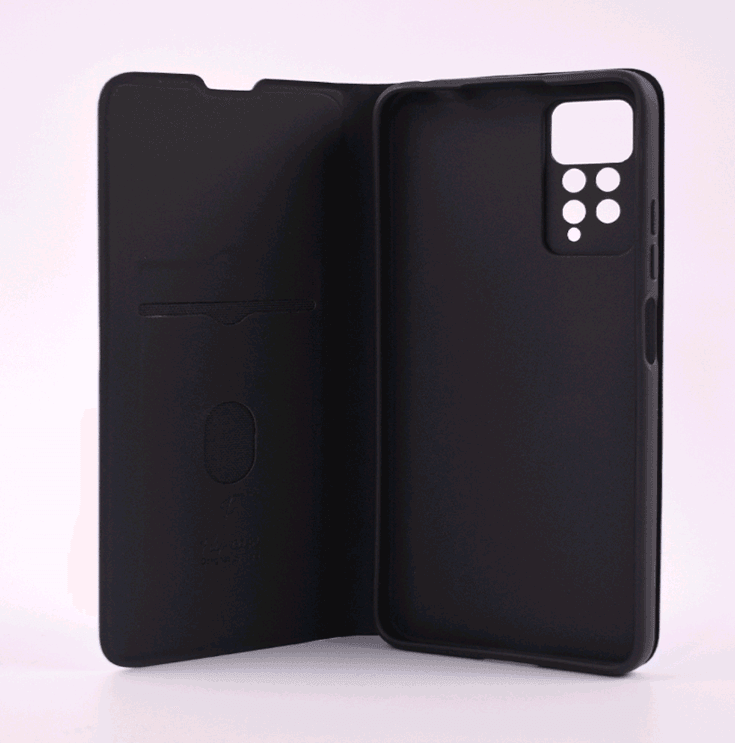 Книжка Shell Case для Xiaomi Note 11 Pro/Note 12 Pro 4G (Red)-2