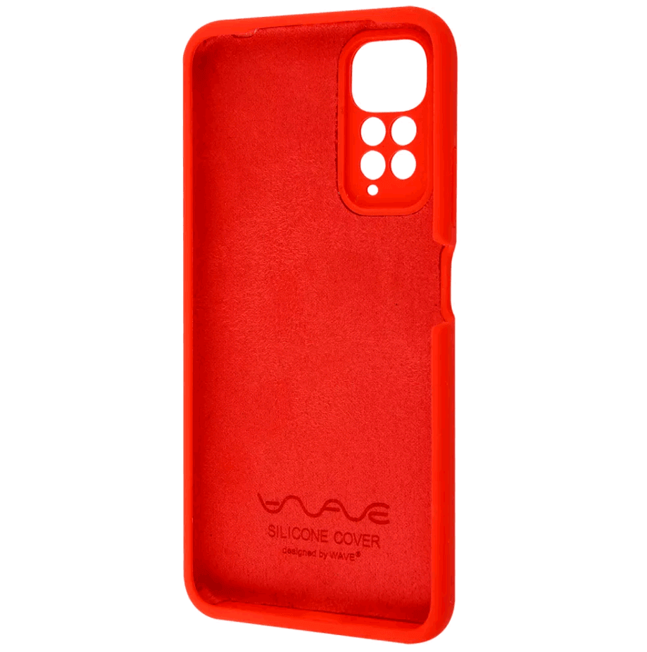 WAVE Full Silicone Cover Xiaomi Redmi Note 11 4G/Redmi Note 11S (red)-1