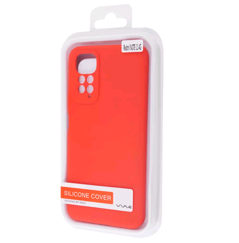 WAVE Full Silicone Cover Xiaomi Redmi Note 11 4G/Redmi Note 11S (red)-0