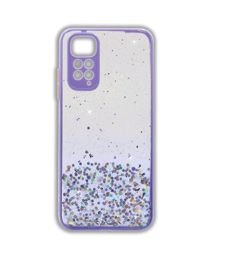 Накладка Glitter Bling Sequins для Xiaomi Note 11/Note 11s (purple)-0