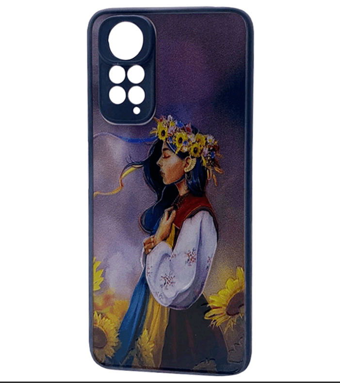 Накладка Totu Gingle Print для Xiaomi Note 11/Note 11S (Дівчина та соняхи)-0