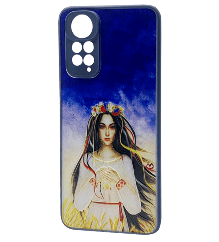 Накладка Totu Gingle Print для Xiaomi Note 11/Note 11s  (Дівчина у вишиванці)-0