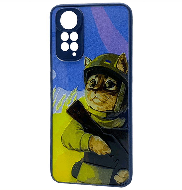 Накладка Totu Gingle Print для Xiaomi Note 11/Note 11s (Кіт ЗСУ)-0