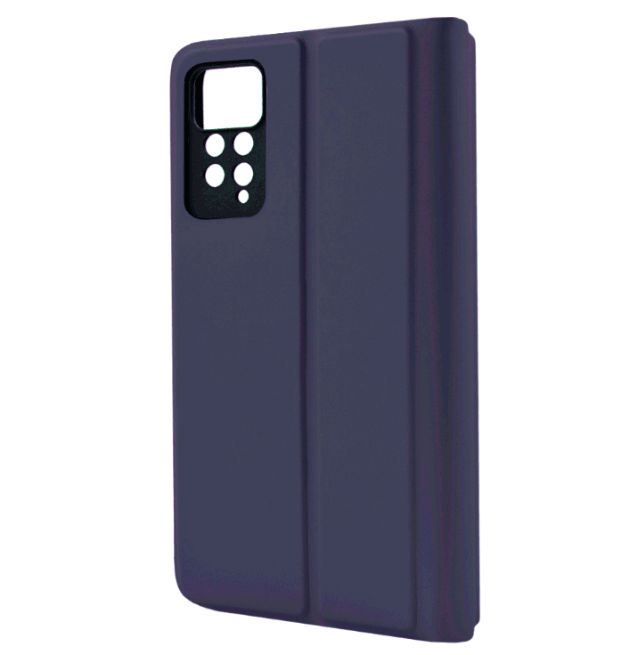 Книжка Shell Case для Xiaomi Note 11 Pro/Note 12 Pro 4G (Blue)-1