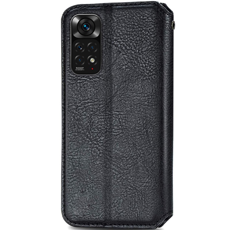 Книжка GETMAN Cubic для Xiaomi Redmi Note 11 4G/Note 11s Чорна-1