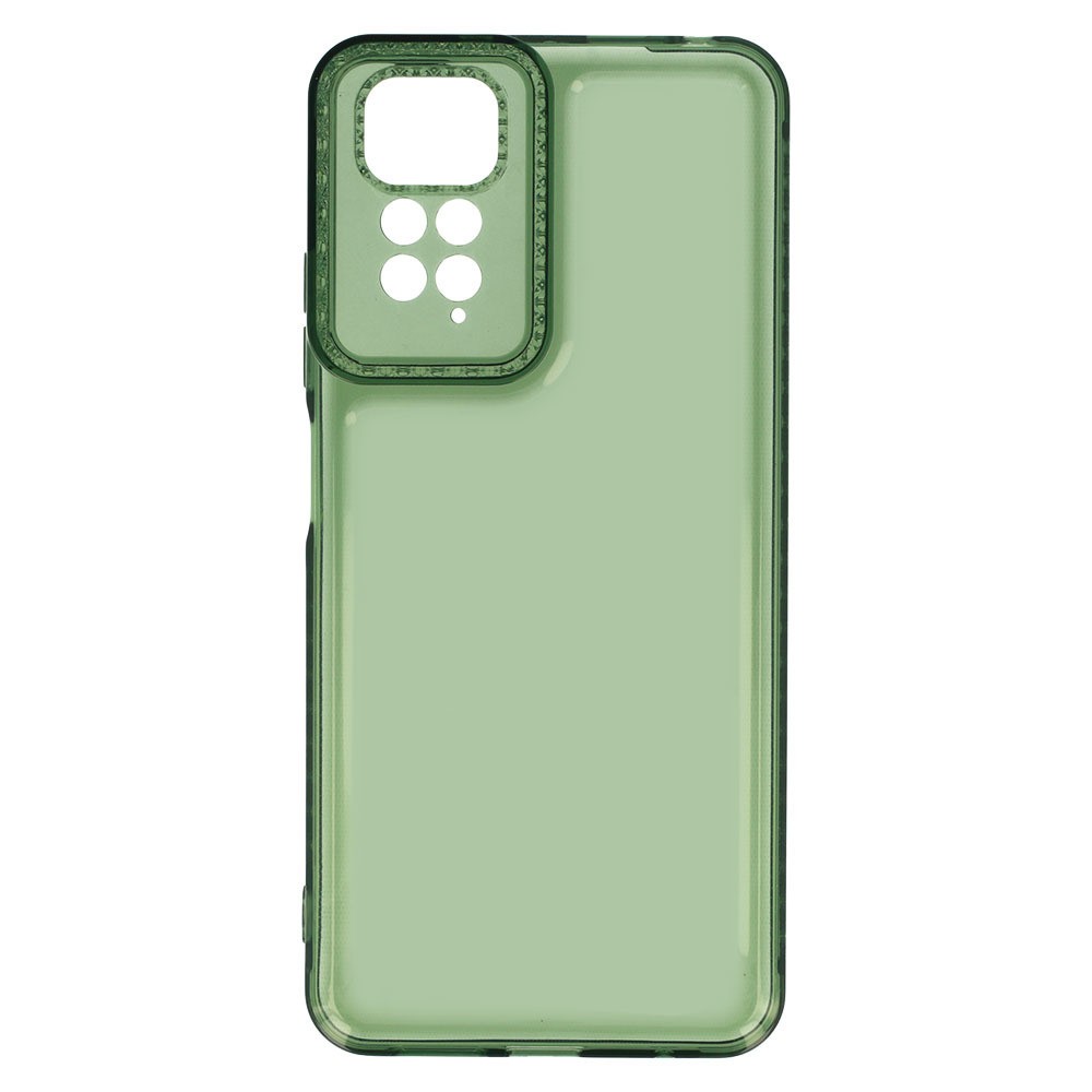 Накладка Starfall Clear для Xiaomi Redmi Note 11/Note 11s (Зелена)-0