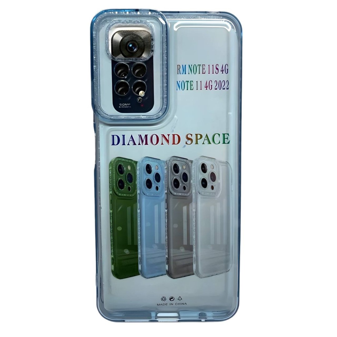 Накладка Starfall Clear для Xiaomi Redmi Note 11/Note 11s (Блакитна)-0