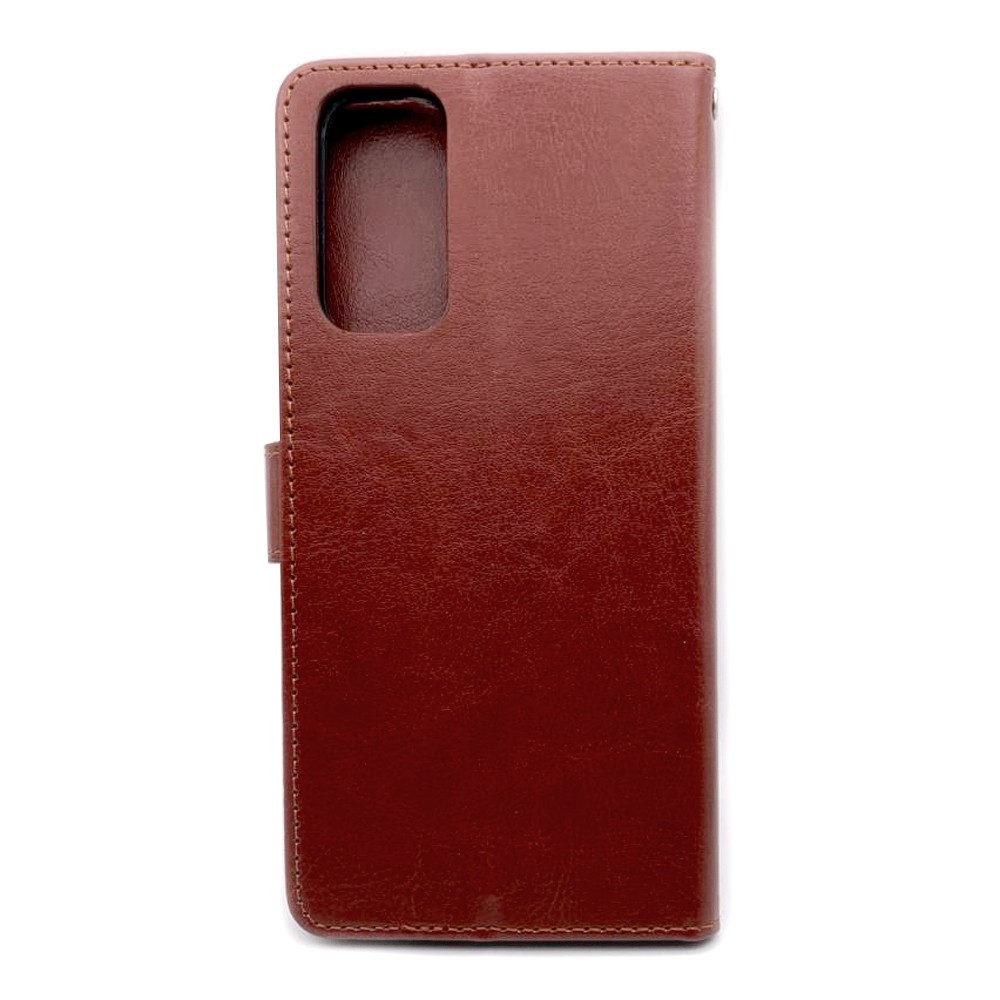 Книжка EcoCase для Xiaomi Redmi Note 11 ( EU ) / Note 11S коричнева-1