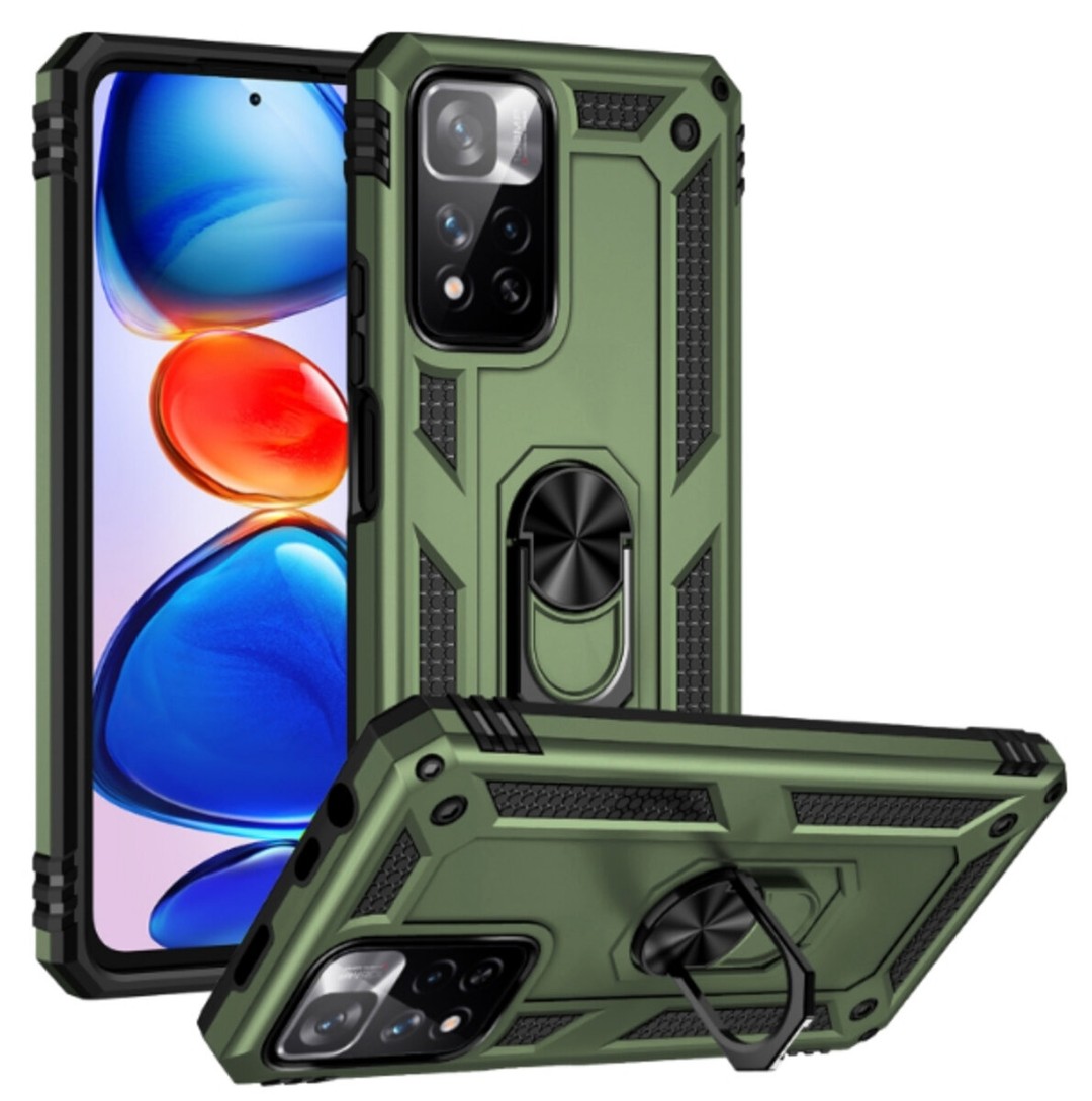 Накладка під магнітний тримач Serge Ring  для Xiaomi Note 11/Note 11S Зелена-0
