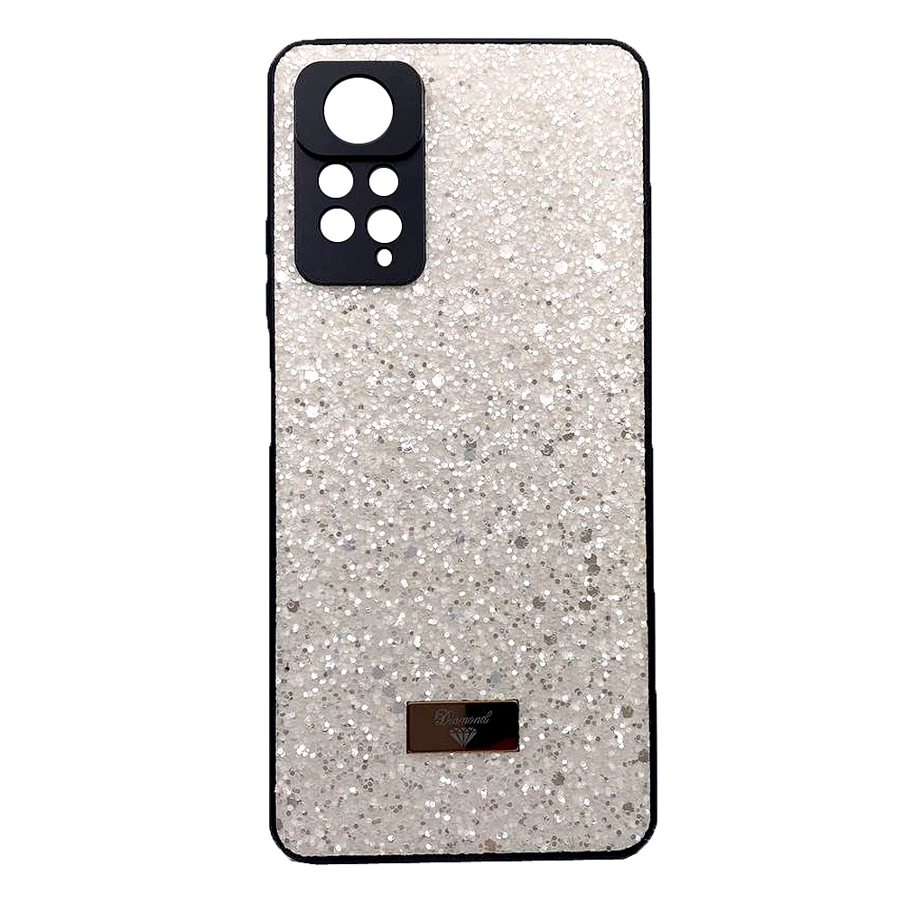 Накладка Bling Grainy Diamond Separate Camera для Xiaomi Redmi Note 11 Pro/Note 12 Pro 4G (Кремова)-0