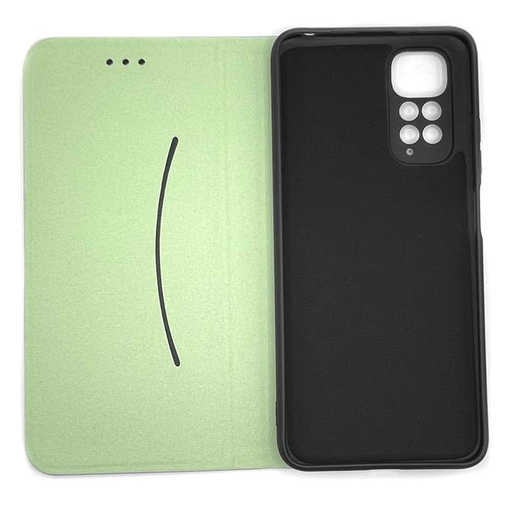 Книжка LEATHER для Xiaomi Redmi Note 11 / Note 11s м`ятна-2