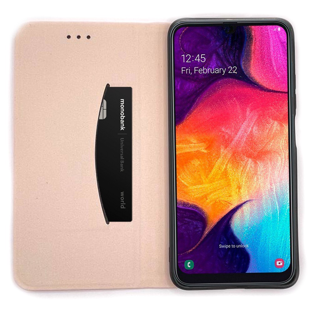 Книжка LEATHER для IPhone 11 рожева-1