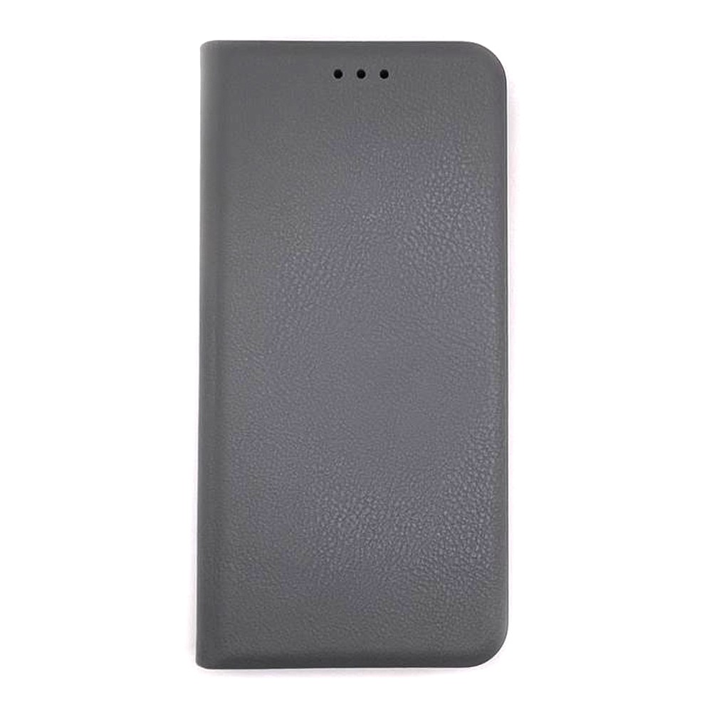 Книжка LEATHER для Moto Edge 40 Neo сіра-0