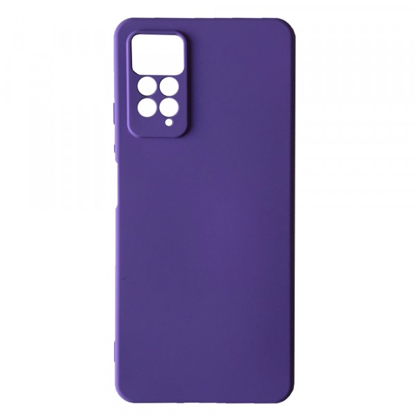 Silicone Cover Full Camera without Logo (A) для Xiaomi Note 11 Pro Plus (Lilac purple)-0