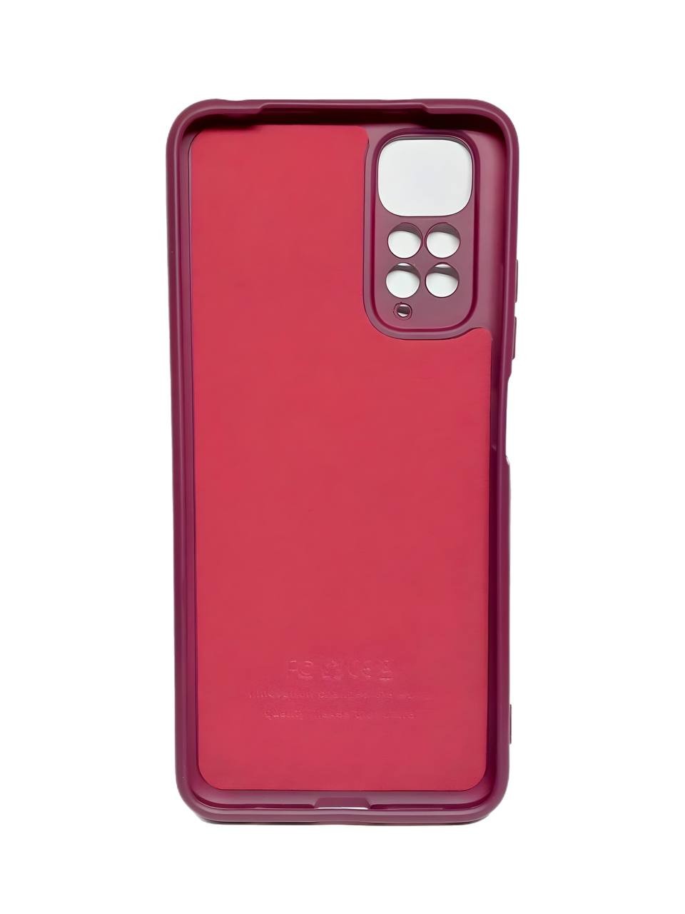 UA Silicone Case Full Protective для Xiaomi Note 11 4G/Note 11s (Marsala)-1
